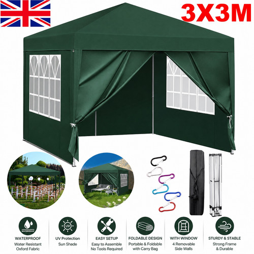 3x3m heavy duty gazebo - heavy,