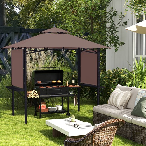5m bbq tent camping - x,