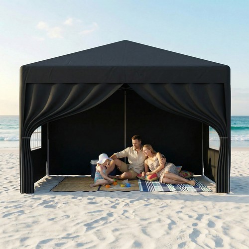 Black gazebo pop - pop, 3x3