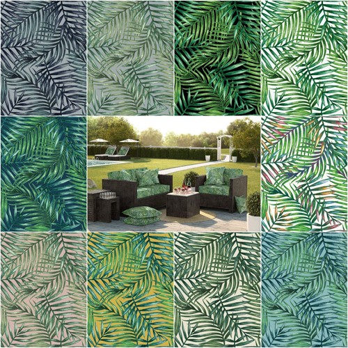Outdoor fabric tropical - fabric, leaves
