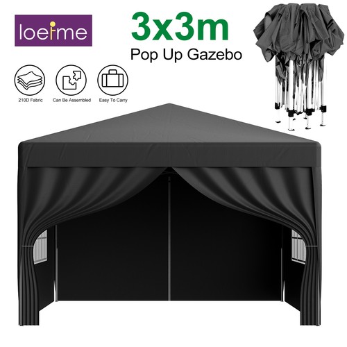 3x3m heavy duty gazebo marquee - 3x3m,