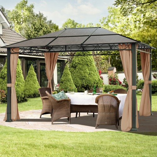 3x4 garden gazebo hard - 3x4, m