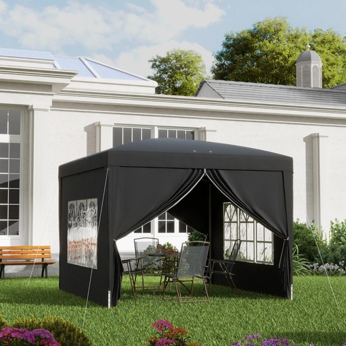 Outsunny pop gazebo - up, 3